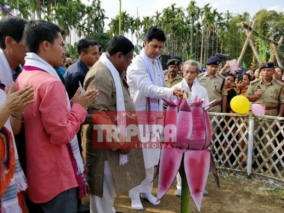 Tripura's famous Biju Festival begins at Unakoti Dist